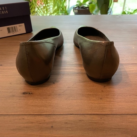 STUART Weitzman Shirley Pointed Flats Night Glow - Picture 7 of 8